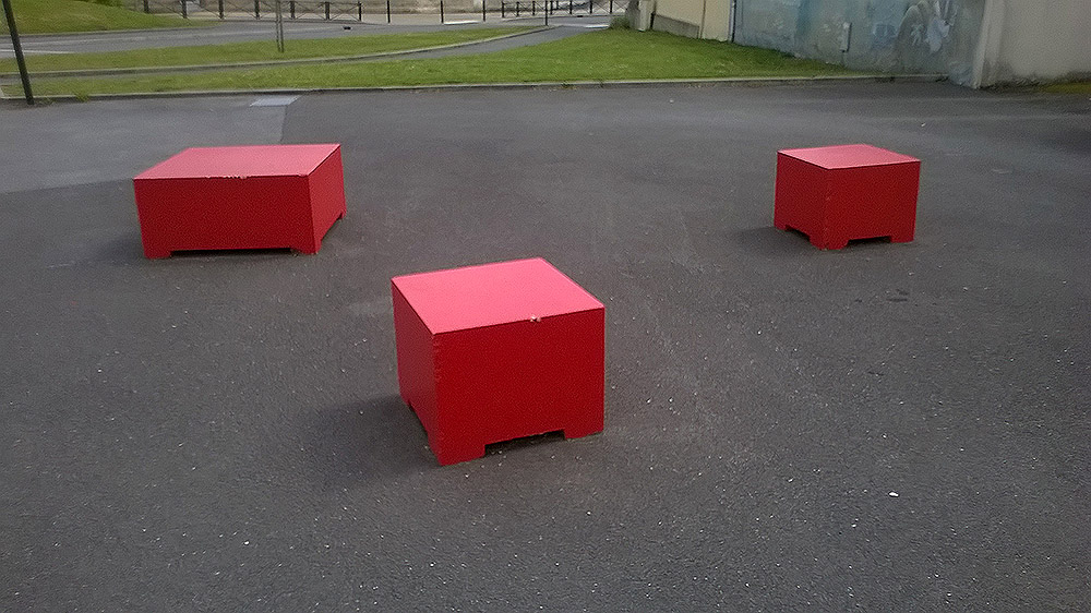 Red Block La Bruffière Skate Spot