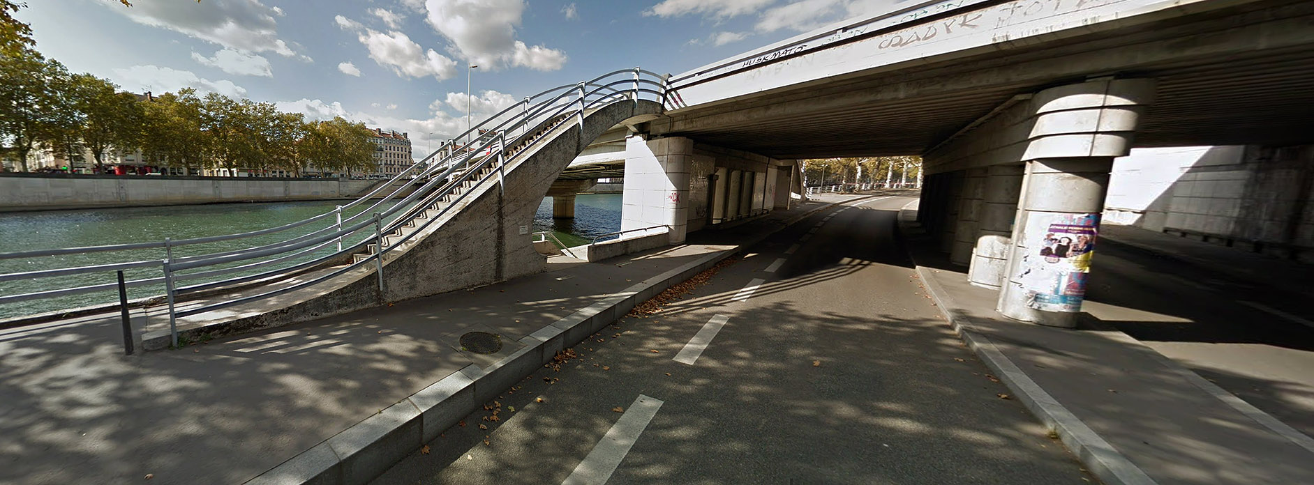 Pont Clemenceau Lyon Skate Spot