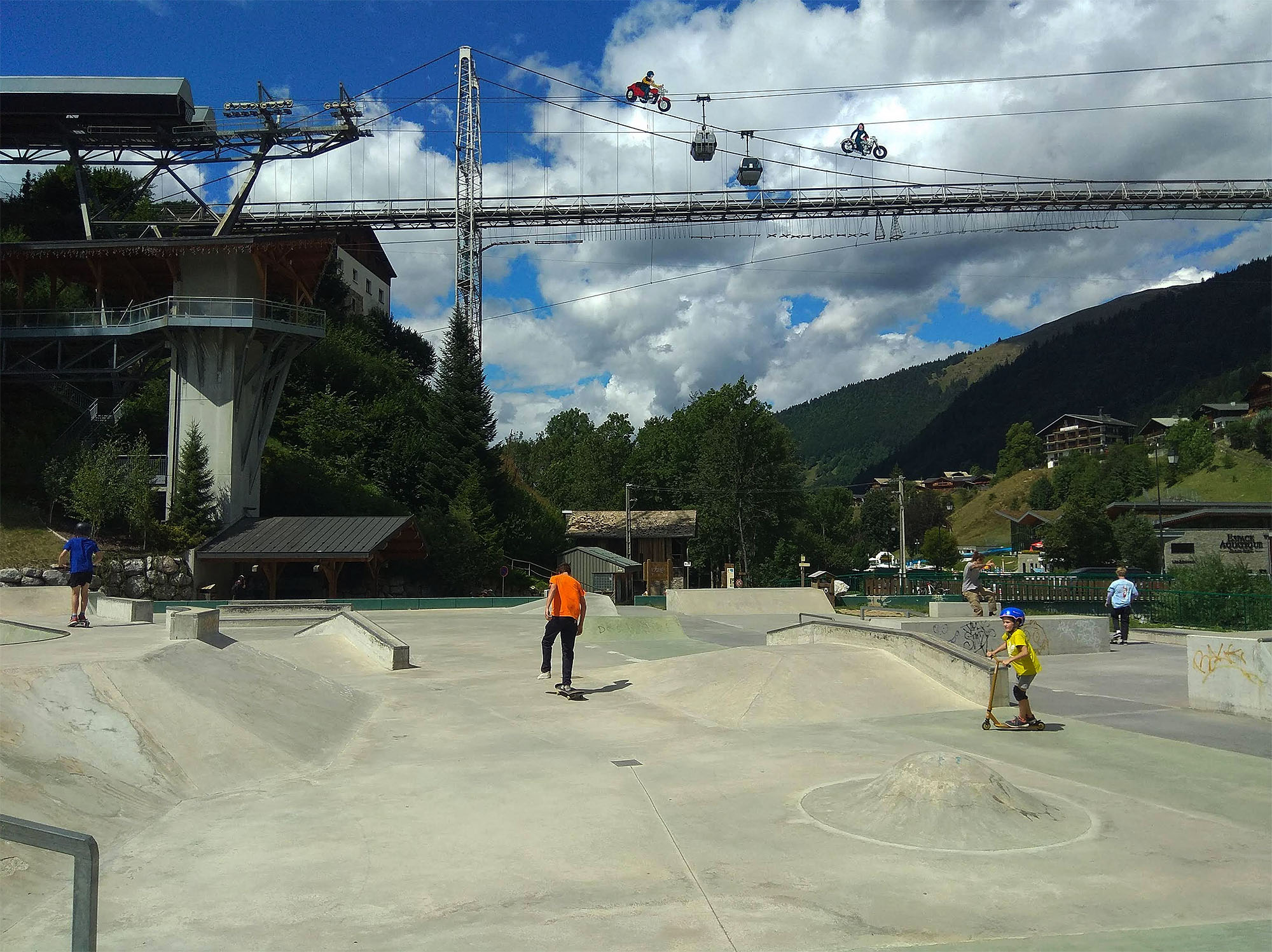 Škoda Arena Morzine Skate Spot