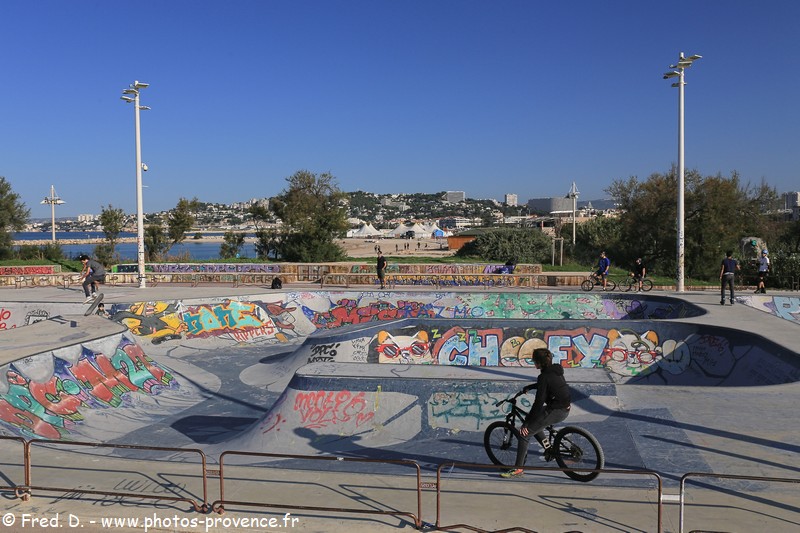 Le Prado Bowl Marseille Skate Spot 5/5