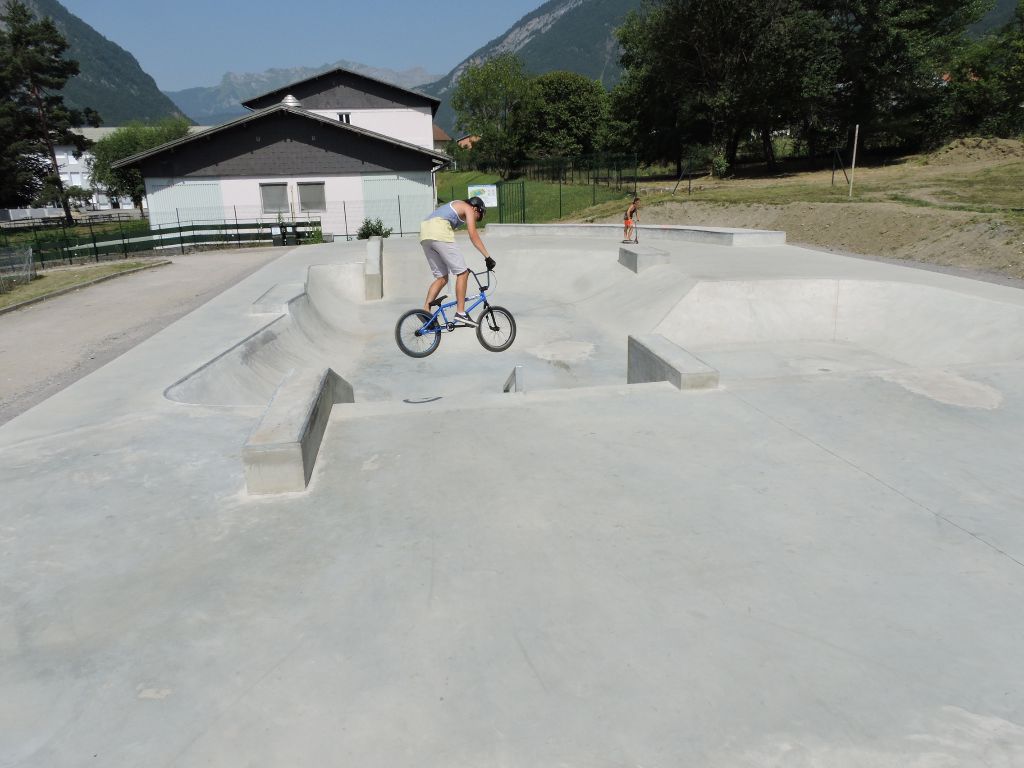 Collège E Perrier Skatepark Ugine Skate Spot 3/5