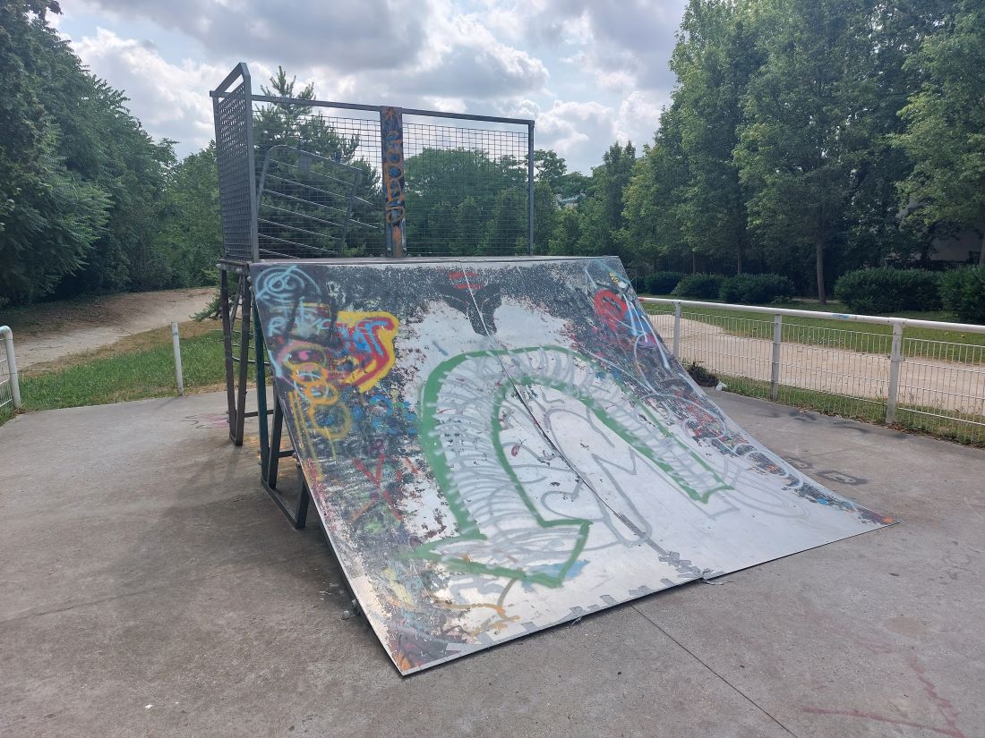 Parc Simmonin Bowl Cachan Skate Spot 2/5