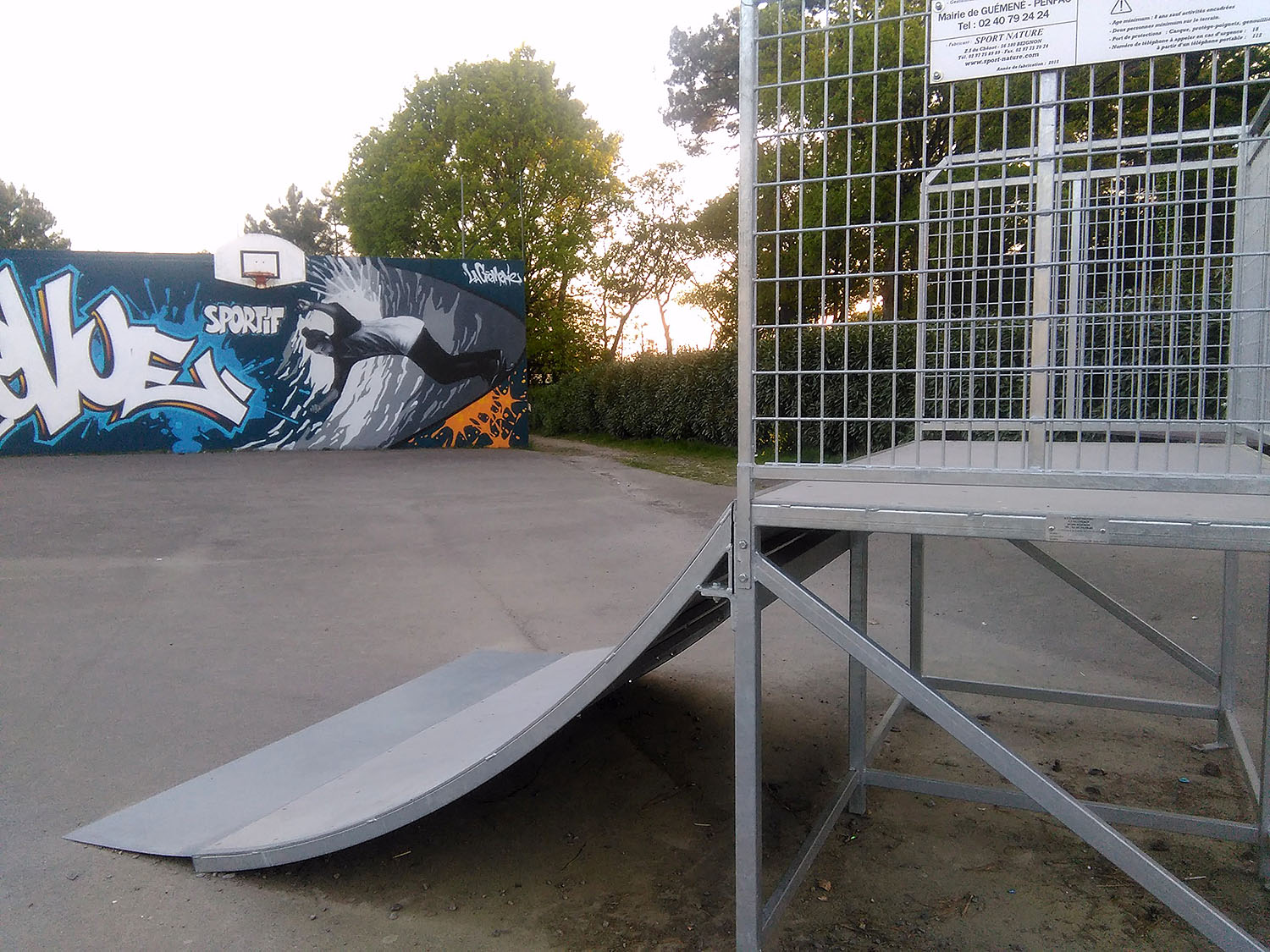 Bellevue Skatepark Guémené-Penfao Skate Spot 1/5