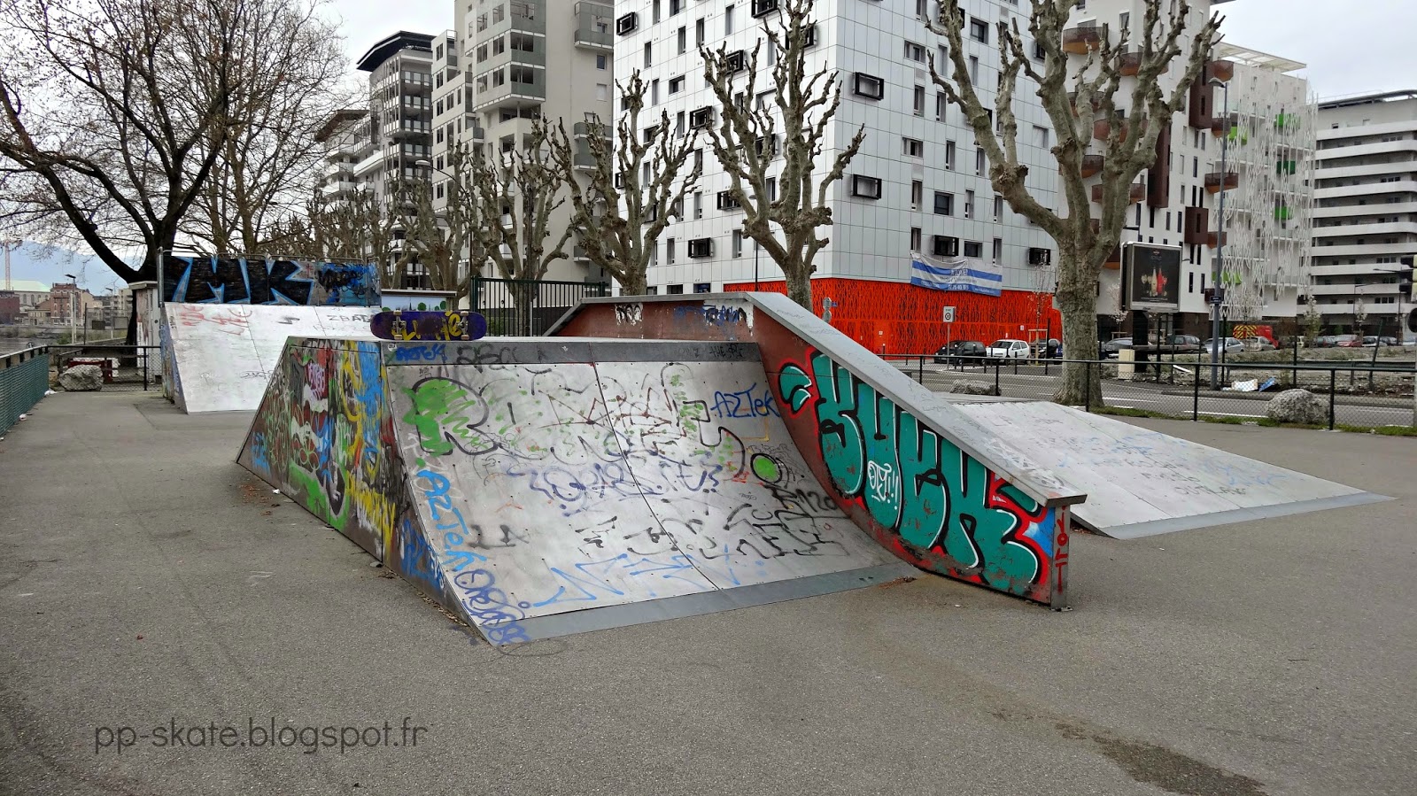 L' Esplanade Skatepark Grenoble Skate Spot 1/5