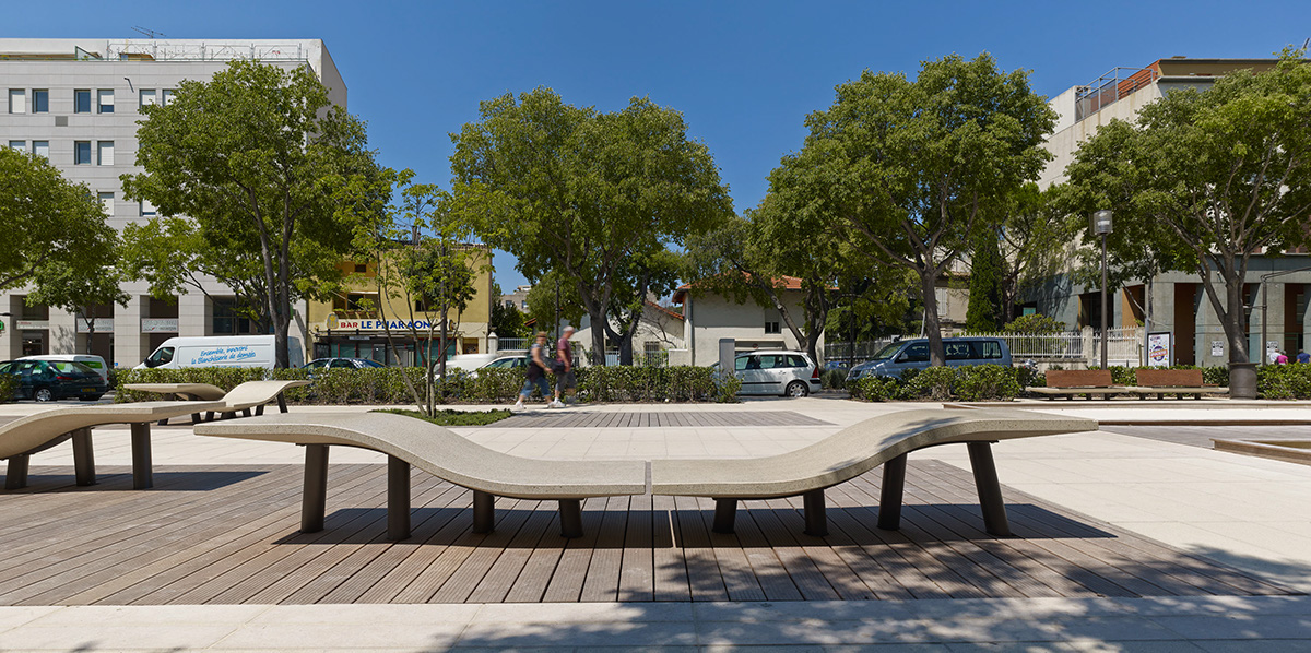 Allée Jean Jaures Spot Street Nîmes Skate Spot 3/5