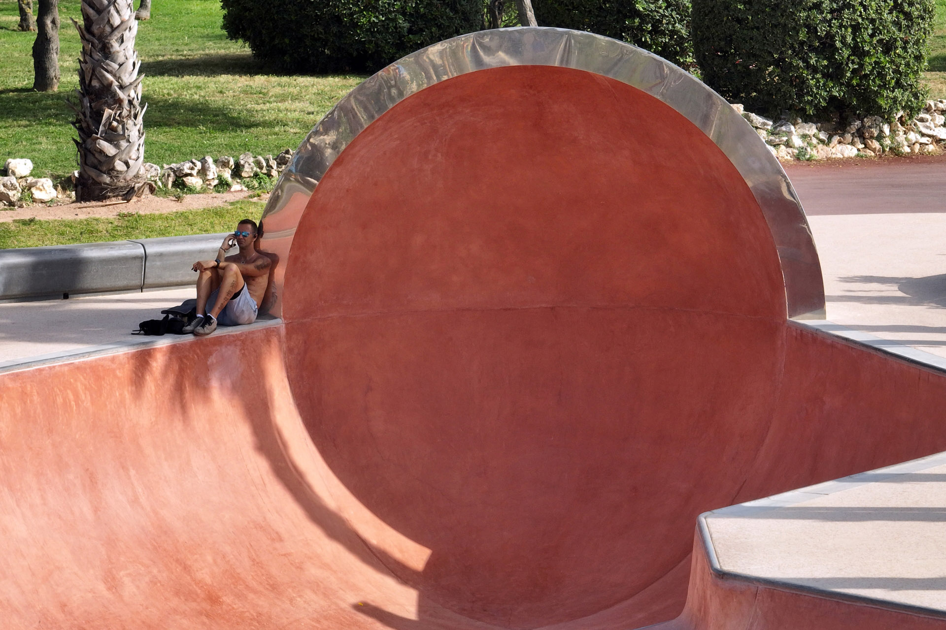 La Roseraie Bowl Cannes Skate Spot 5/5