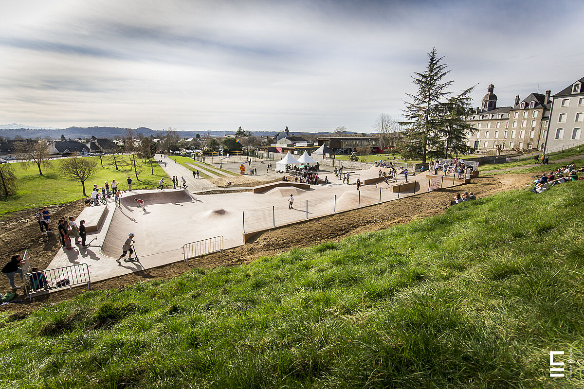 Les Remparts Skatepark Lescar Skate Spot 4/5