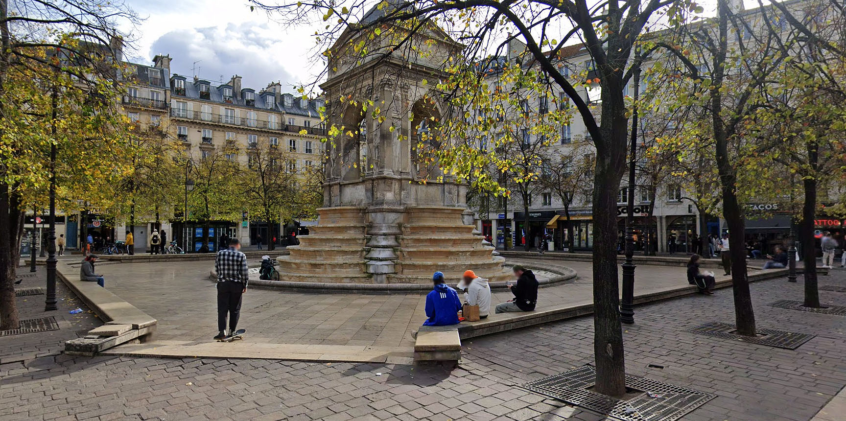 Châtelet Fontaine Art Paris Skate Spot 4/5