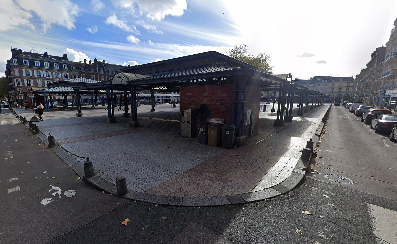 Place St Marc Spot Street Rouen Skate Spot 1/5