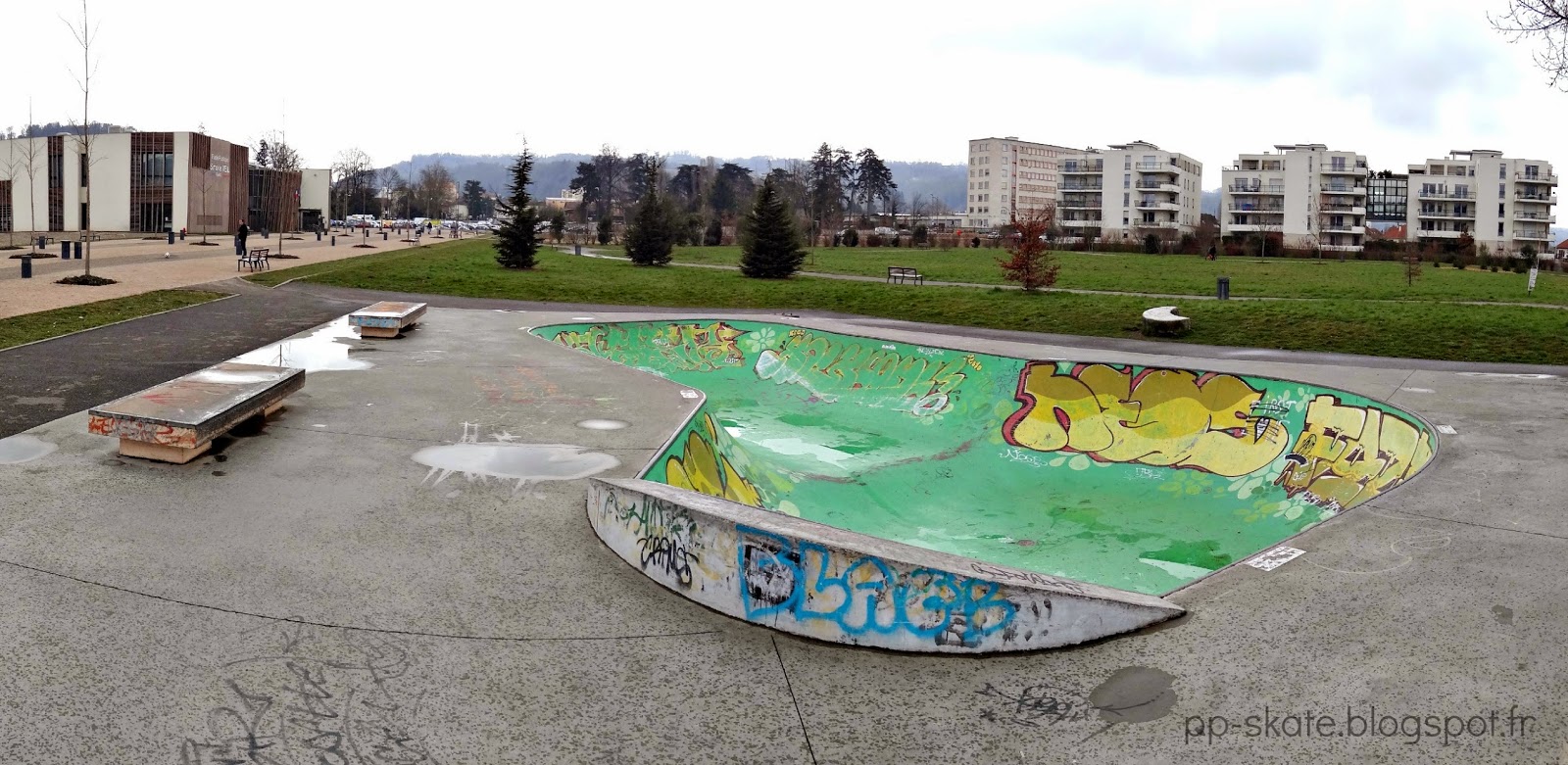 Parc des Lilattes Skatepark Bourgoin Jallieu Skate Spot 3/5