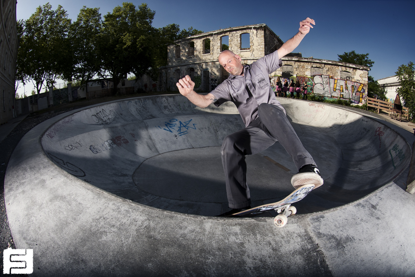 Ying Yang Darwin Bowl Bordeaux Skate Spot 4/5