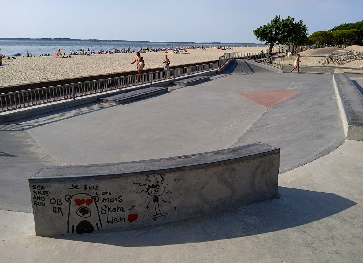 Plage de Pereire Bowl Arcachon Skate Spot 4/5