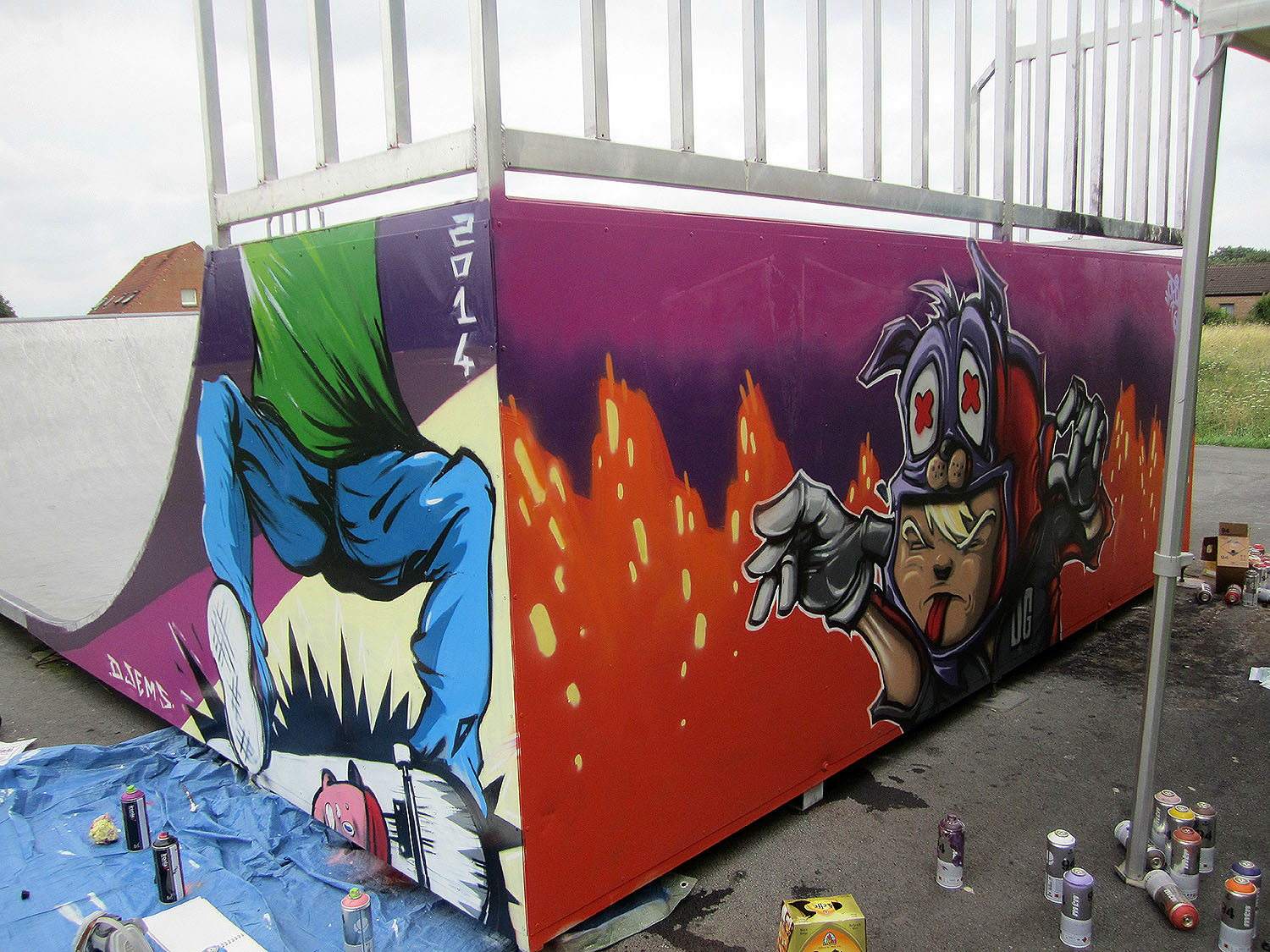Collège Cassin Skatepark Loos en Gohelle Skate Spot 2/5