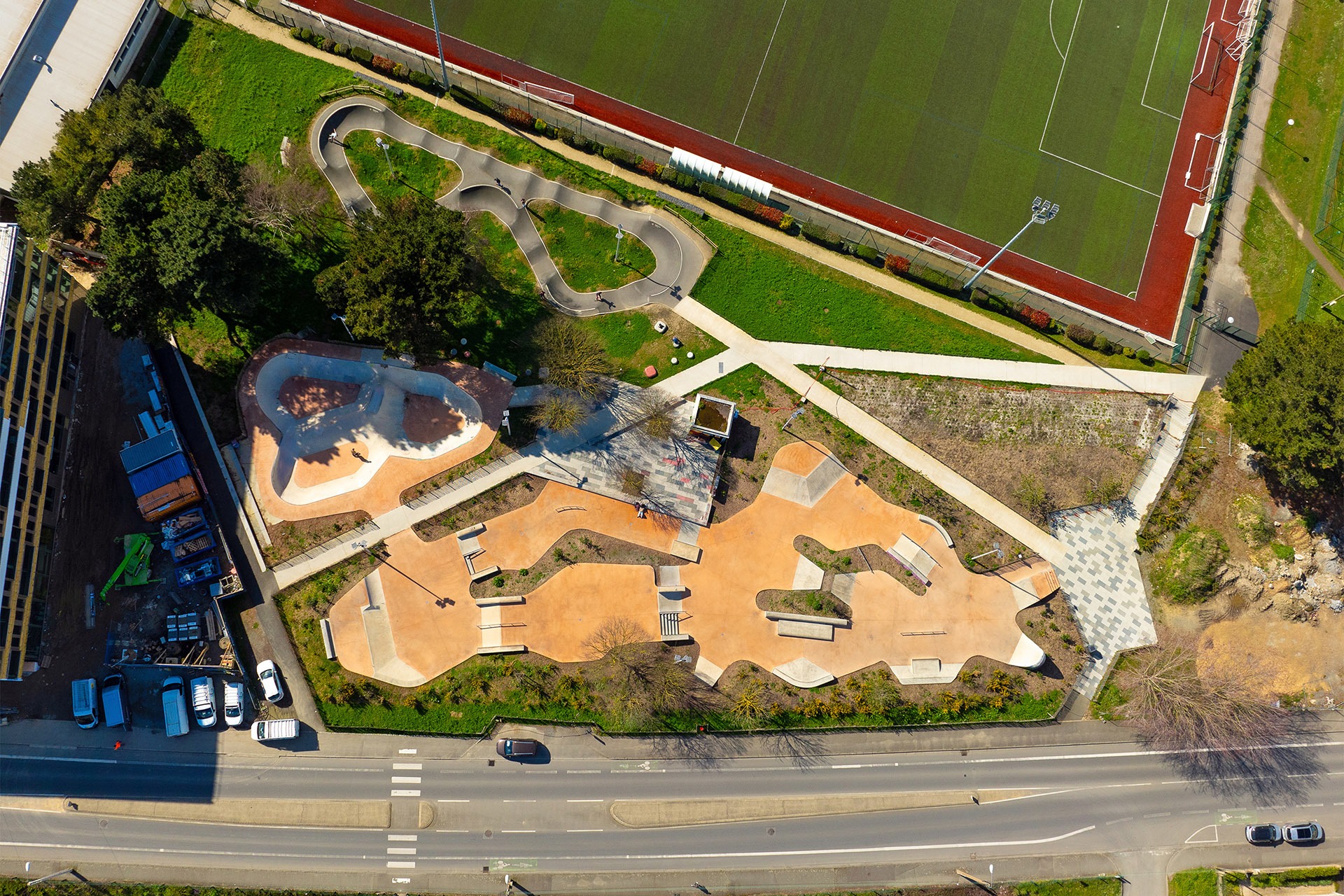 Marville pumptrack Pumptrack Saint-Malo Skate Spot 2/5