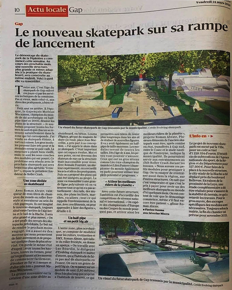 La Pépinière Skatepark Gap Skate Spot 4/5