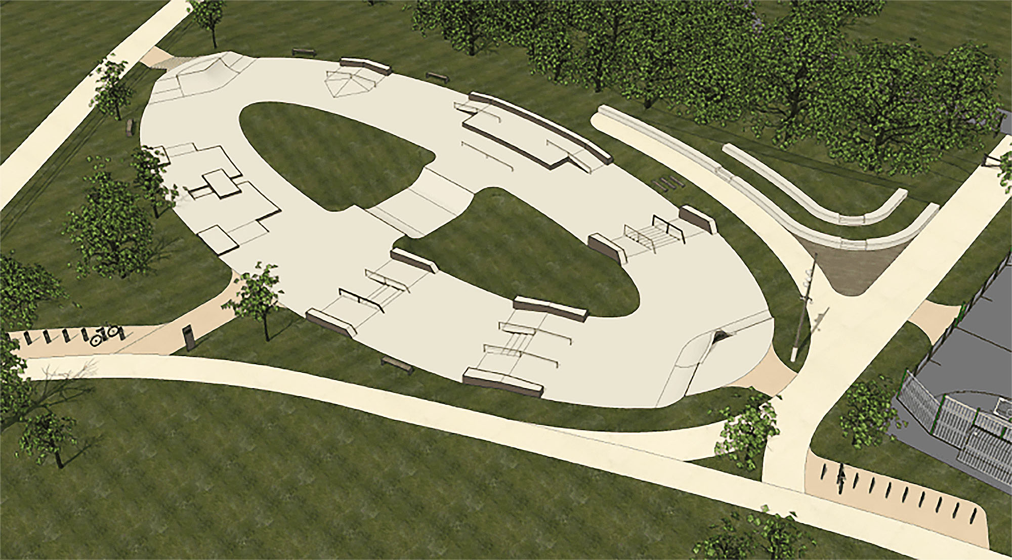 Les Morinières Skatepark Bretignolles sur Mer Skate Spot 1/5