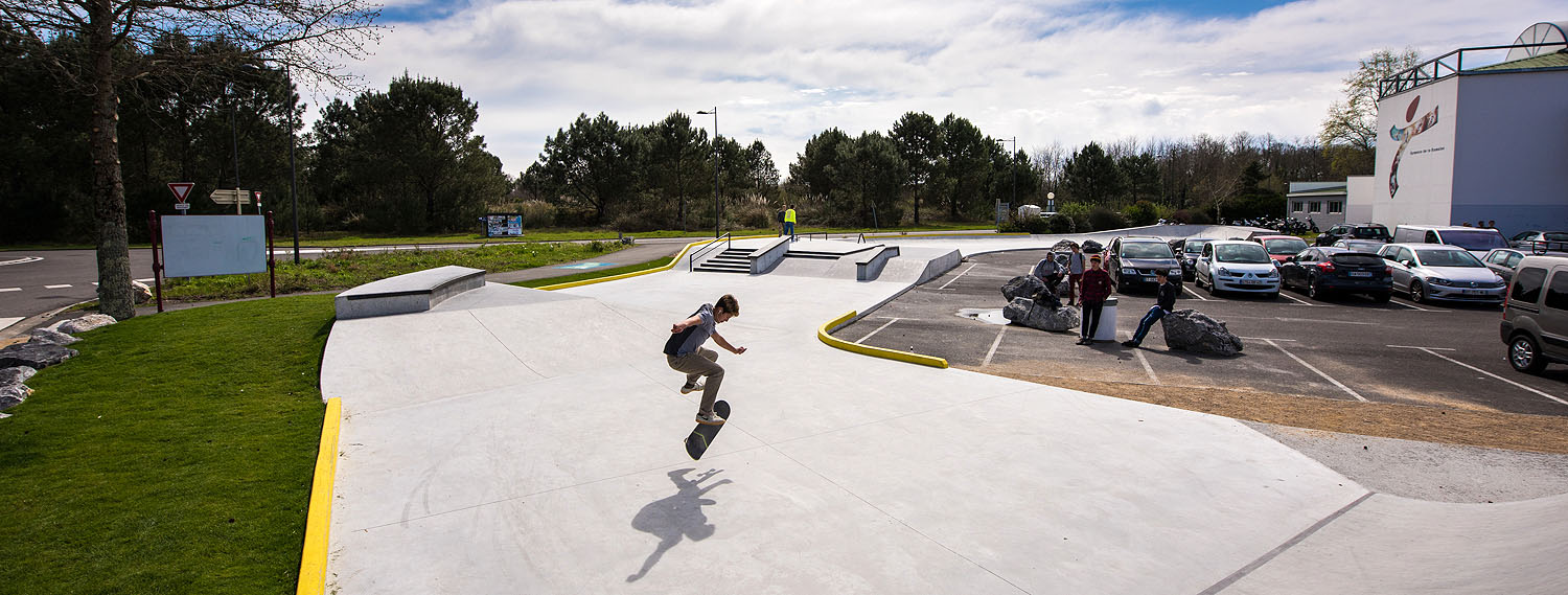 La Romaine Spot Street Saint Vincent de Tyrosse Skate Spot 3/5