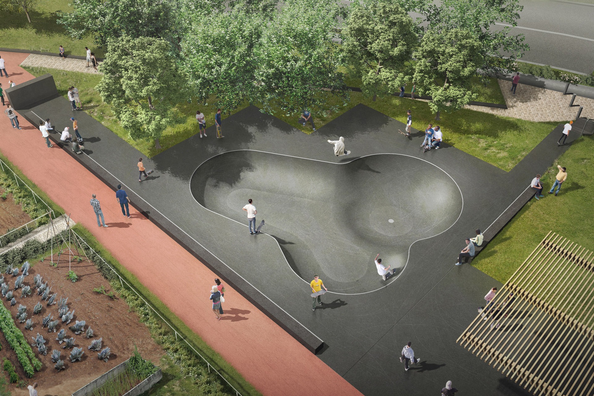 Le Quai Bowl Rennes Skate Spot 4/5