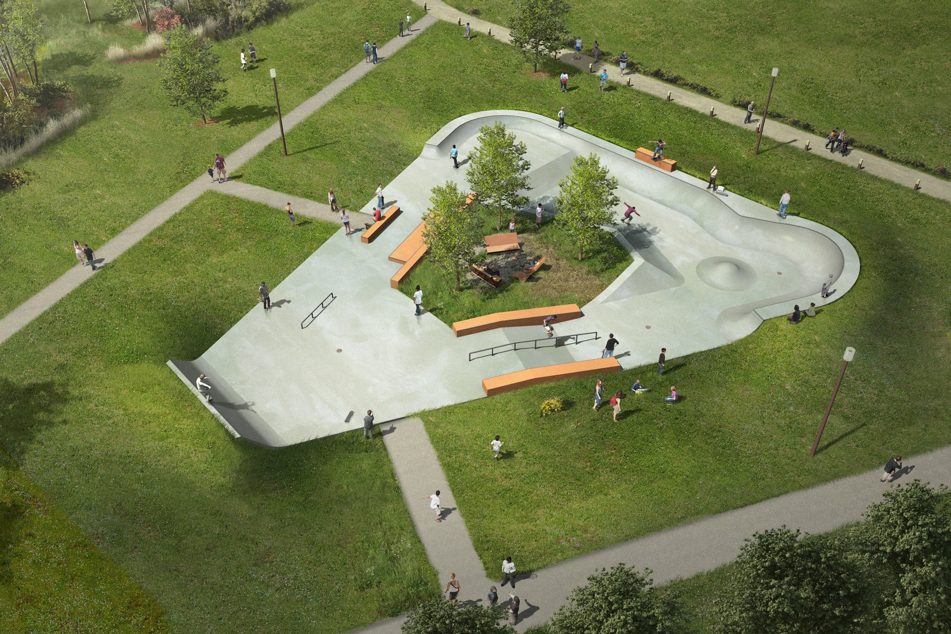 Andromède Skatepark Blagnac Skate Spot 3/5