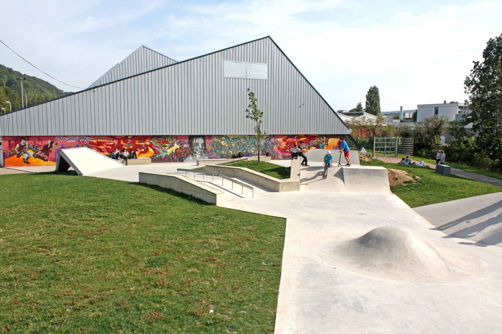Collège Curie Skatepark Pont Audemer Skate Spot 3/5