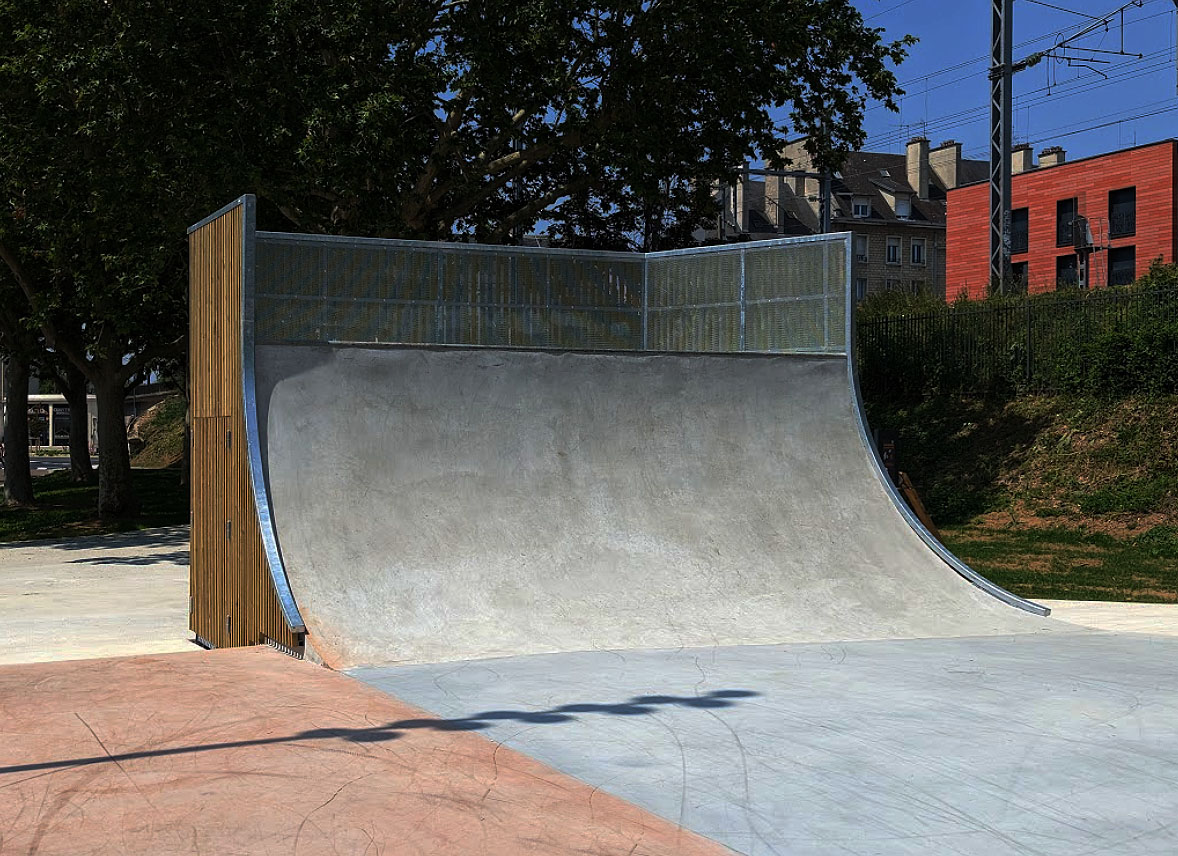 La Rue d' Auge Spot Street Caen Skate Spot 4/5