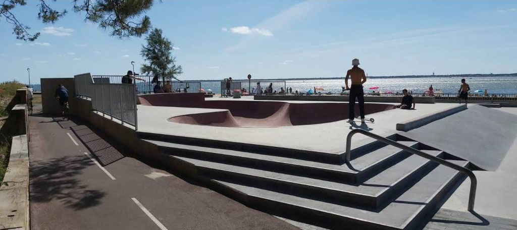 Plage de Pereire Bowl Arcachon Skate Spot 4/5