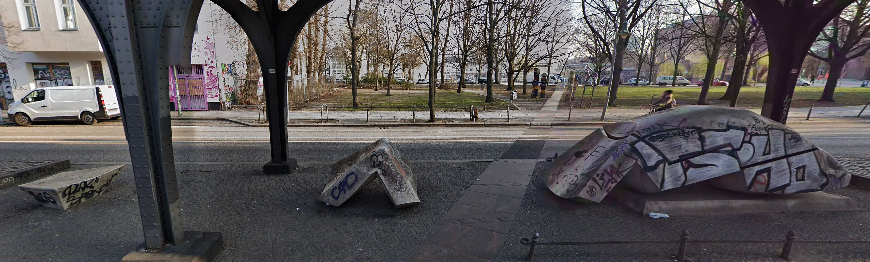 Dem unbekannten Flüchtling Art Berlin Skate Spot 3/5