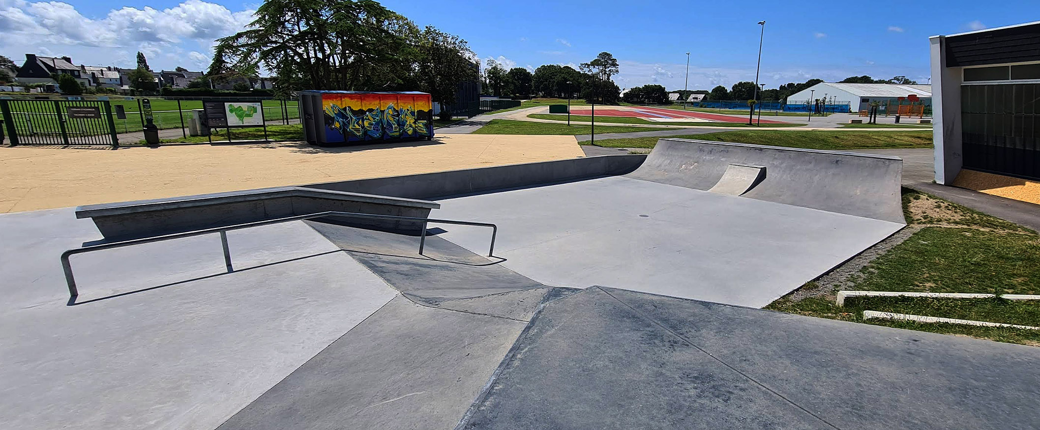 Plaine Oxygène Skatepark Ploemeur Skate Spot 3/5