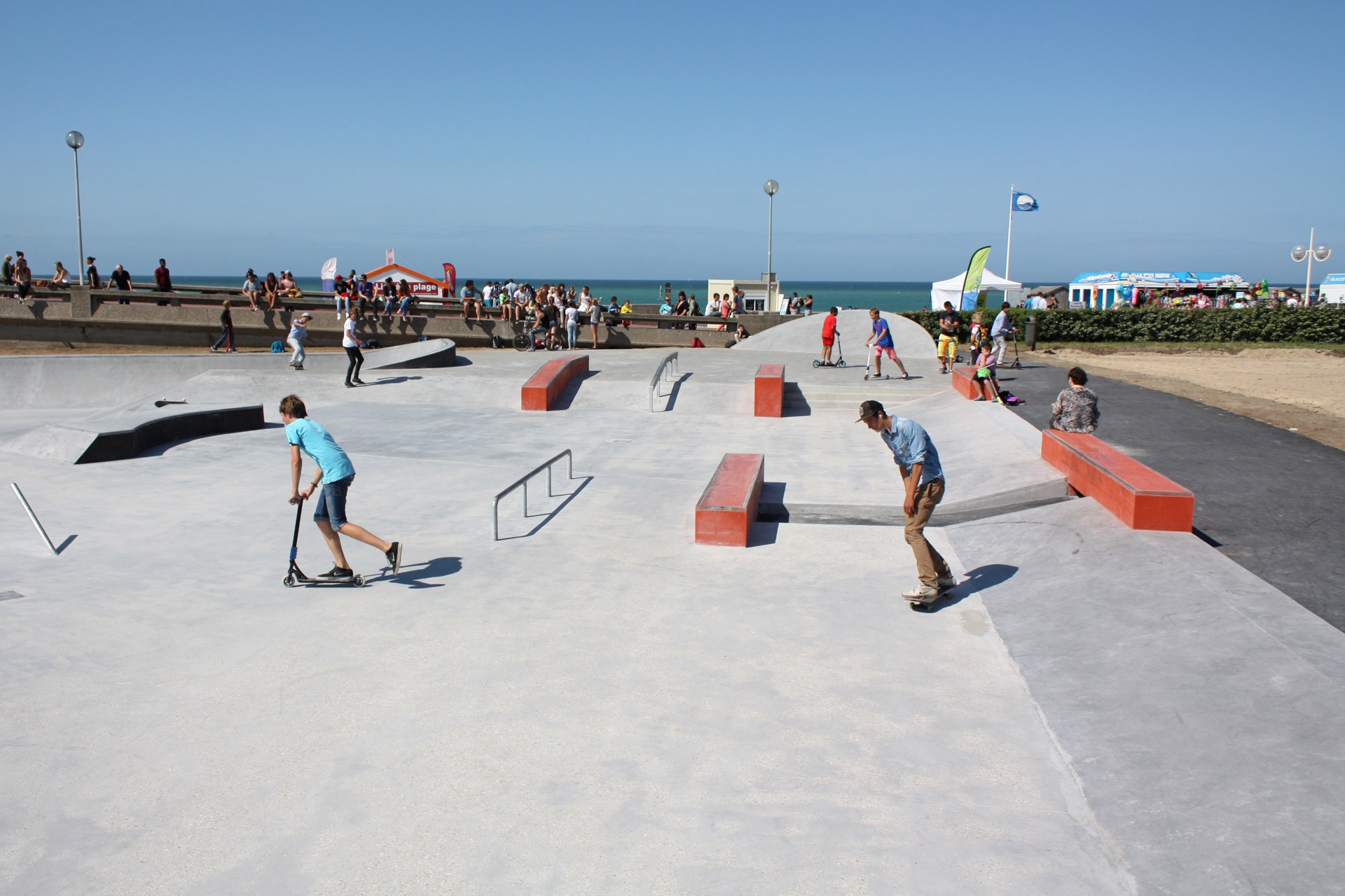 La Plage Skatepark Dieppe Skate Spot 4/5