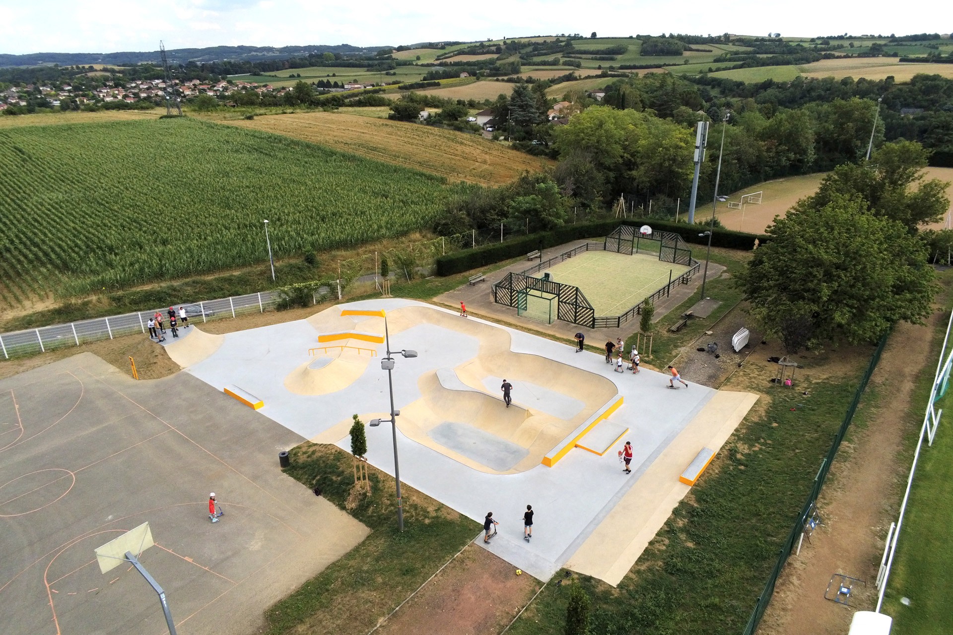 Stade Municipal Skatepark Solaize Skate Spot 4/5