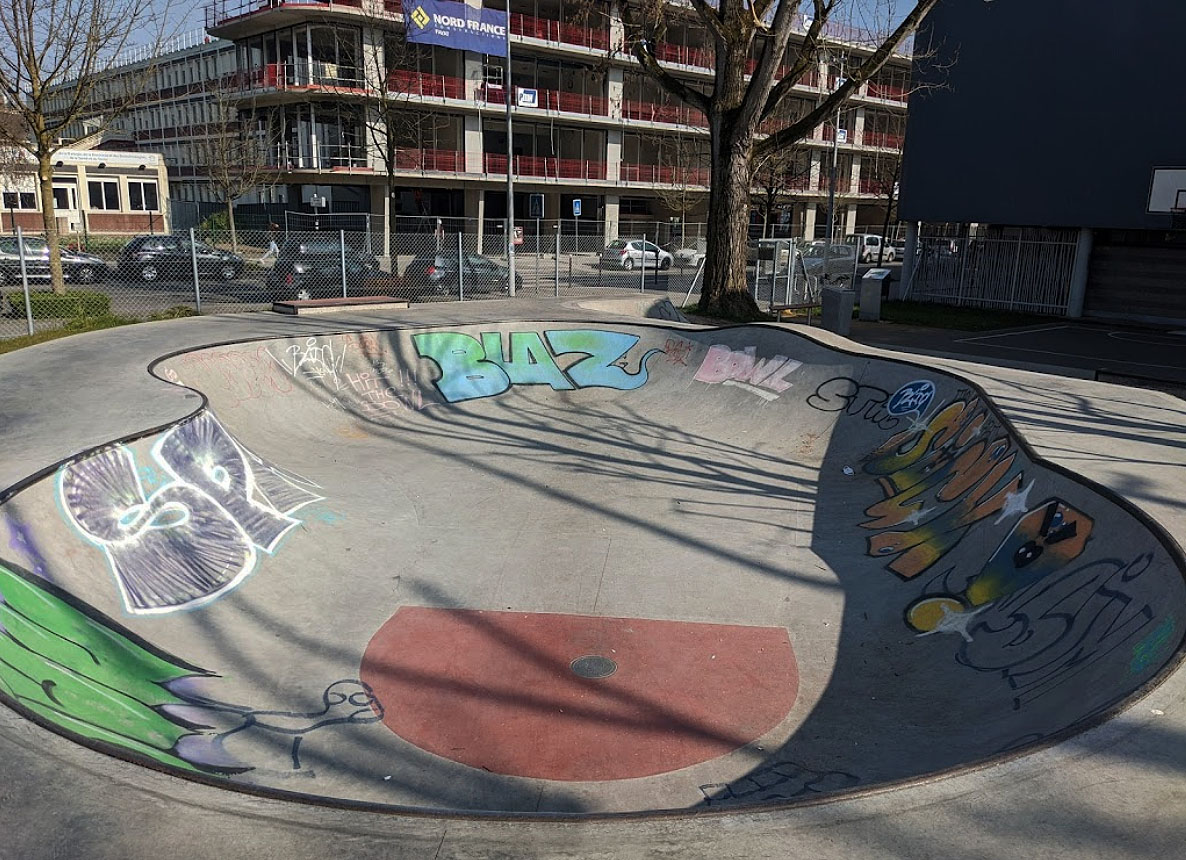 Salle du Romarin Skatepark La Madeleine Skate Spot 3/5