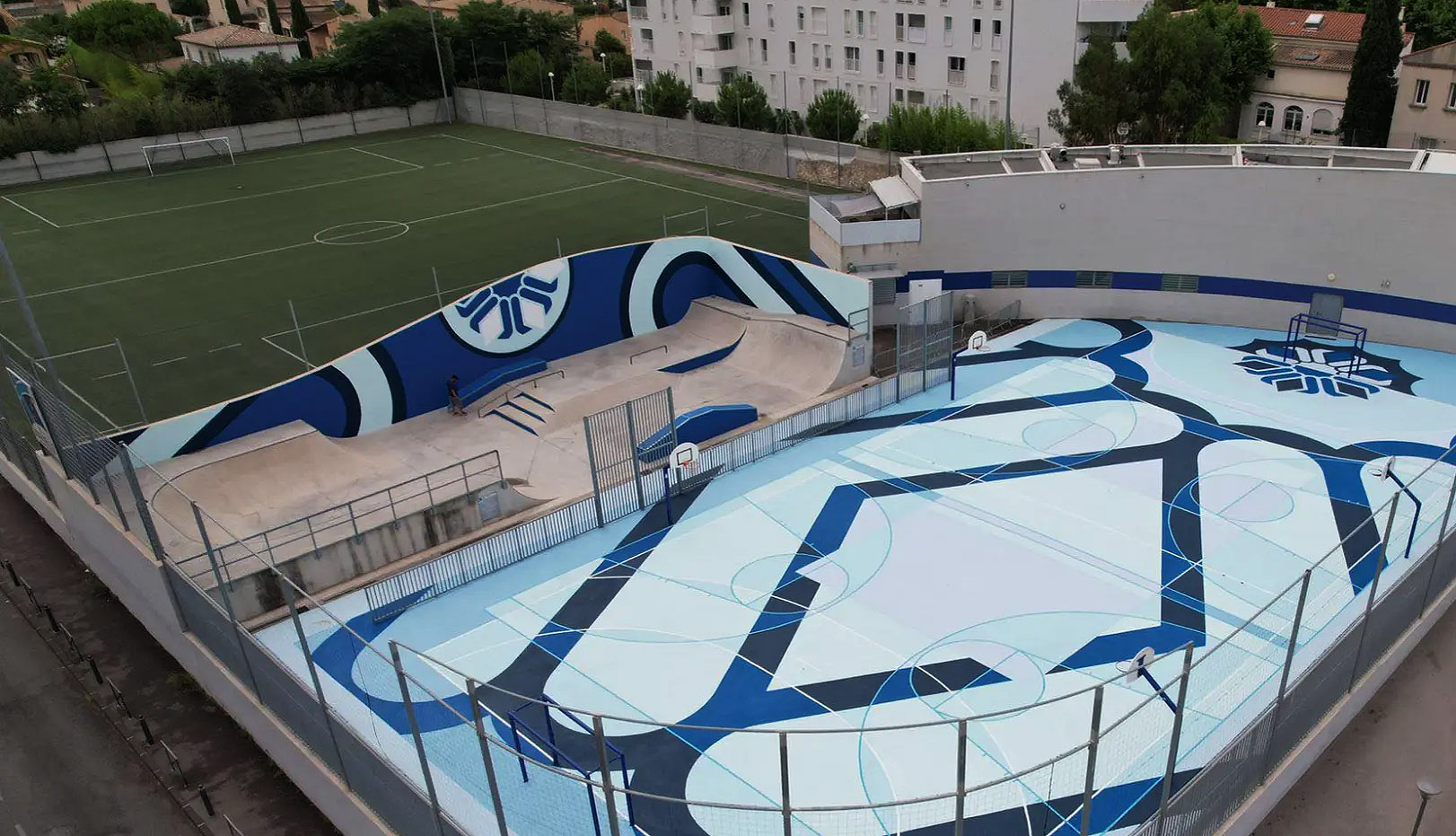 Stade Rouvier Skatepark Marseille Skate Spot 3/5