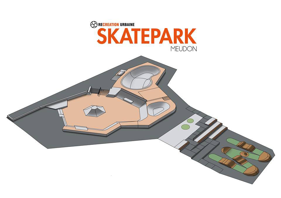 Étang de Chalais Skatepark Meudon Skate Spot 4/5