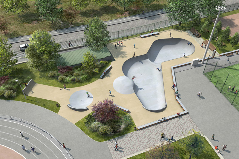 Muette Bowl Paris Skate Spot 4/5