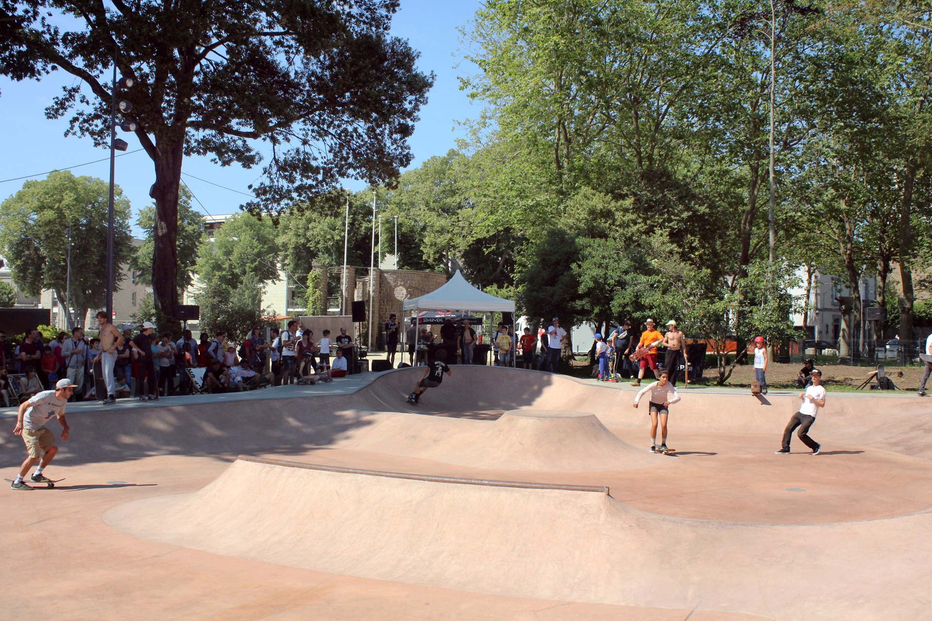 Parc des Promenades Skatepark Saint Brieuc Skate Spot 4/5