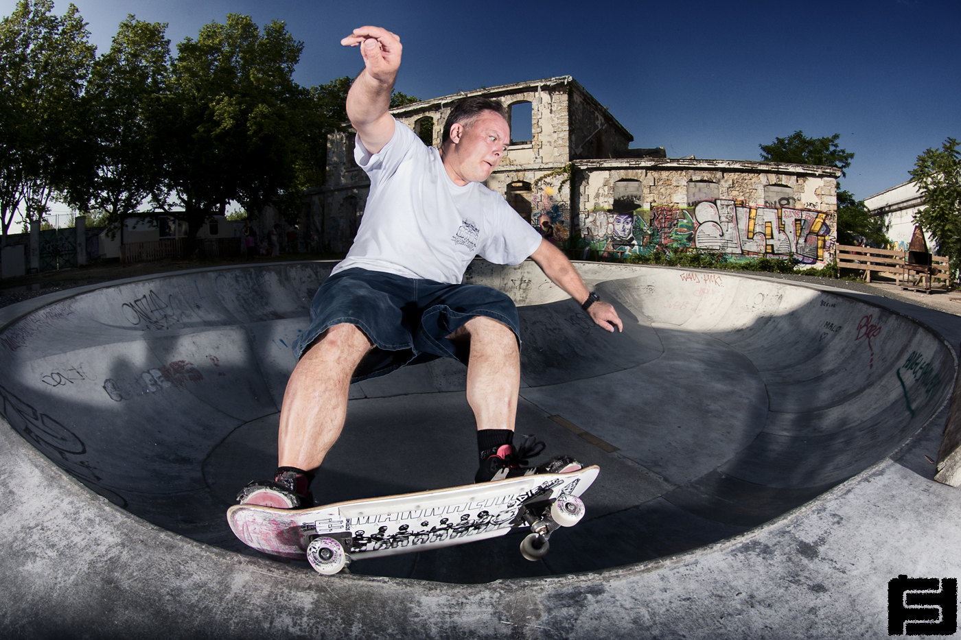 Ying Yang Darwin Bowl Bordeaux Skate Spot 4/5