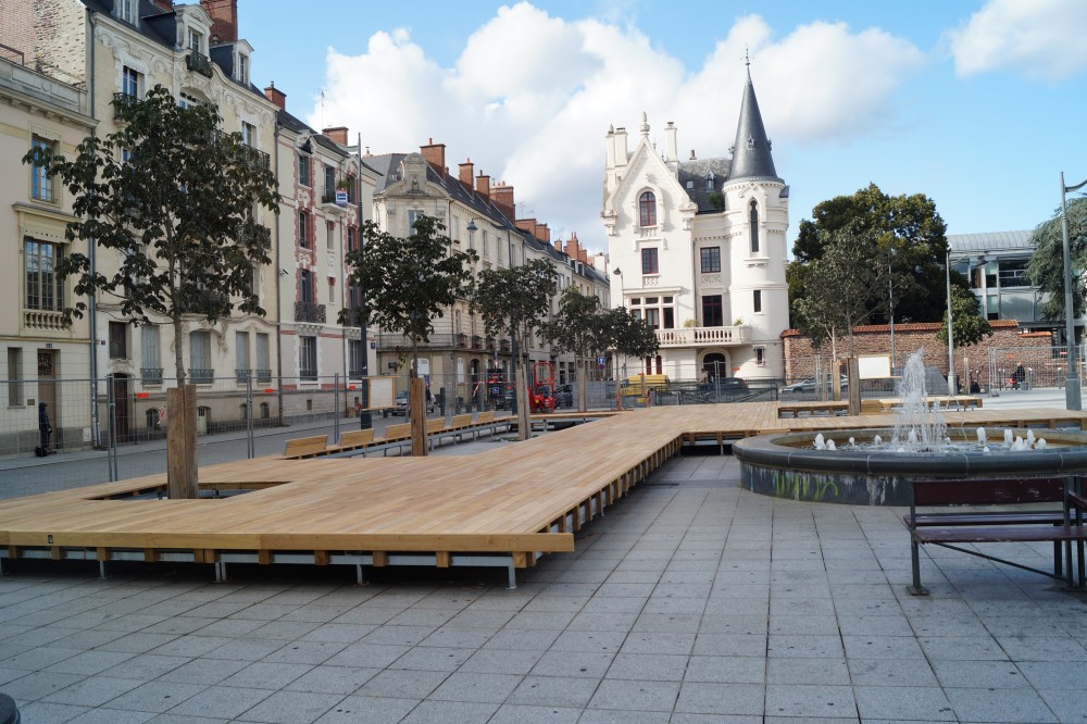 Place Hoche Spot Street Rennes Skate Spot 3/5