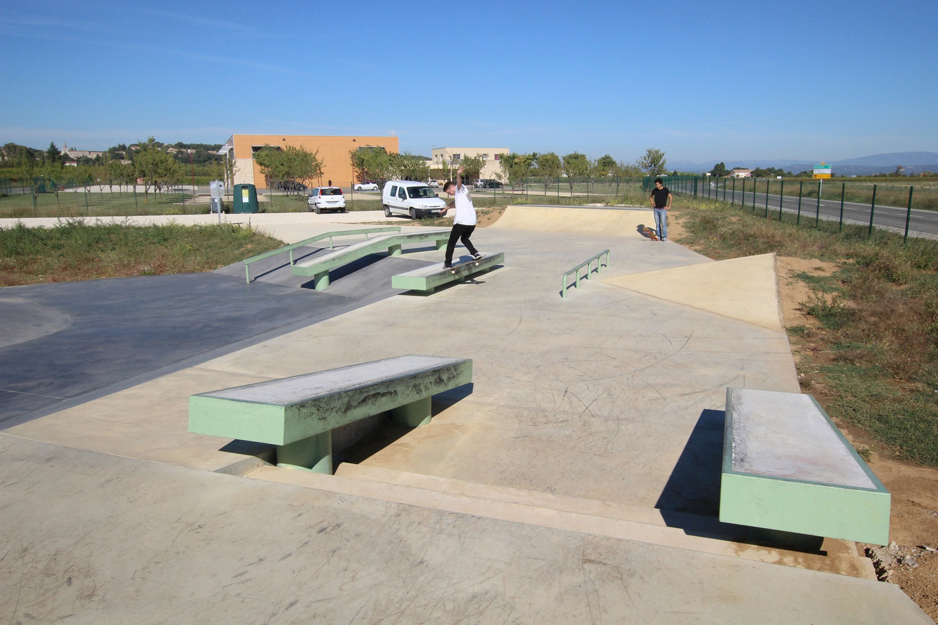 Complexe Sportif Skatepark Saint Marcel d' Ardèche Skate Spot 3/5