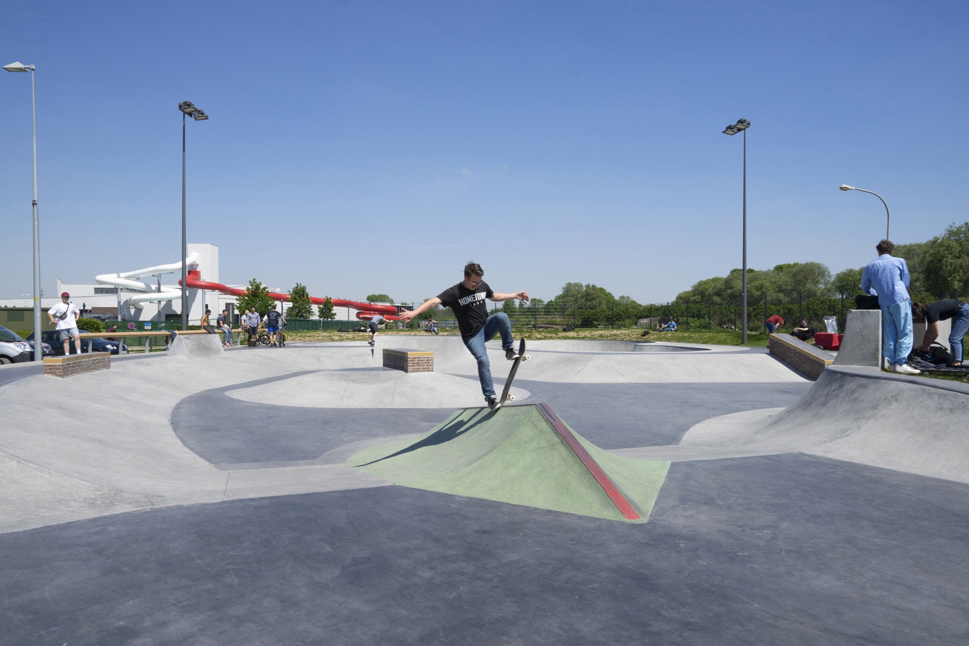 Le Grand Large Skatepark Mons Skate Spot 4/5