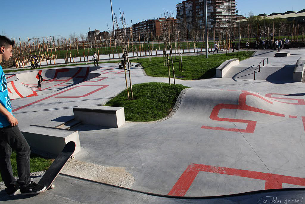 Rio Legazpi Skatepark Madrid Skate Spot 5/5