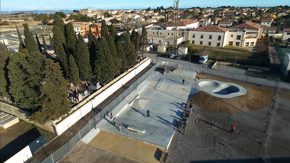 Cimetière Skatepark Vic la Gardiole Skate Spot 3/5