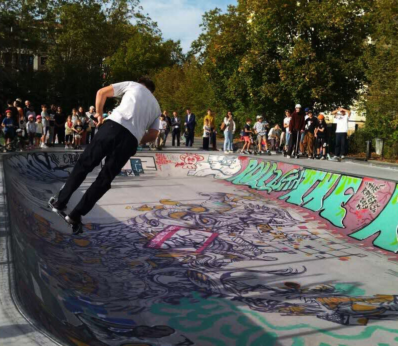 Croix Rousse Skatepark Lyon Skate Spot 4/5