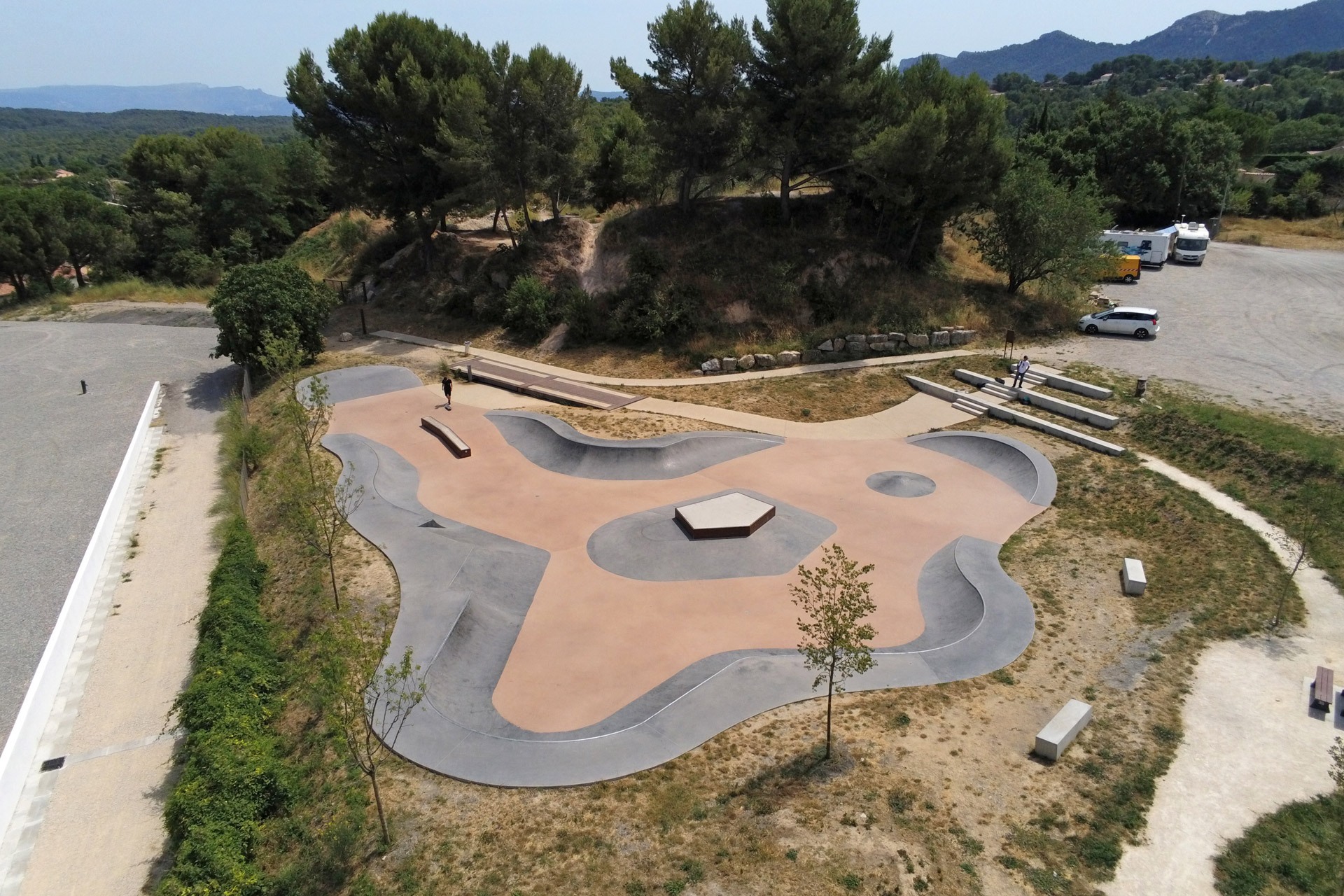 Musée de la mine Skatepark Gréasque Skate Spot 4/5