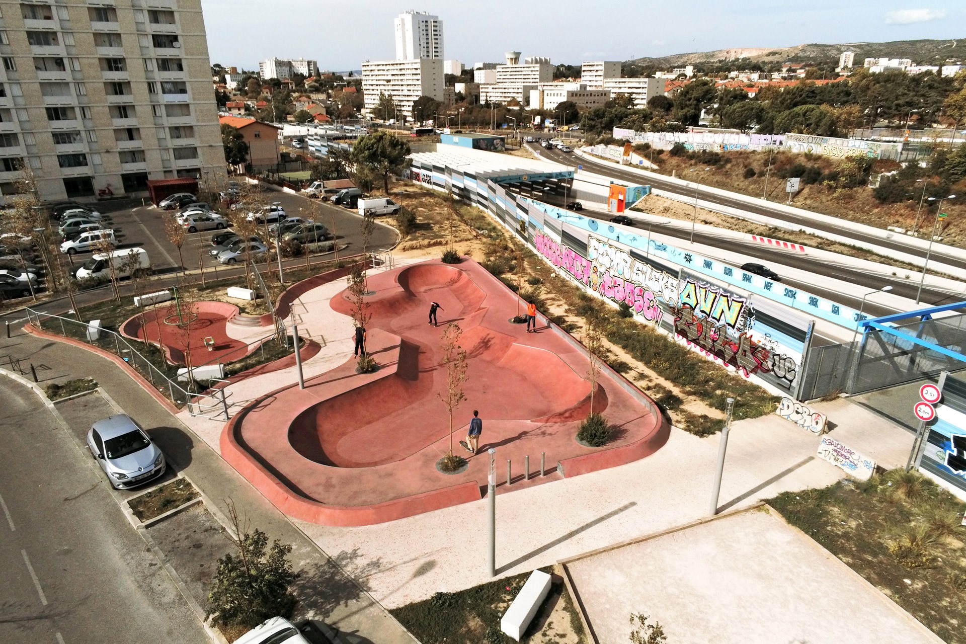 Les Lauriers Bowl Marseille Skate Spot 4/5