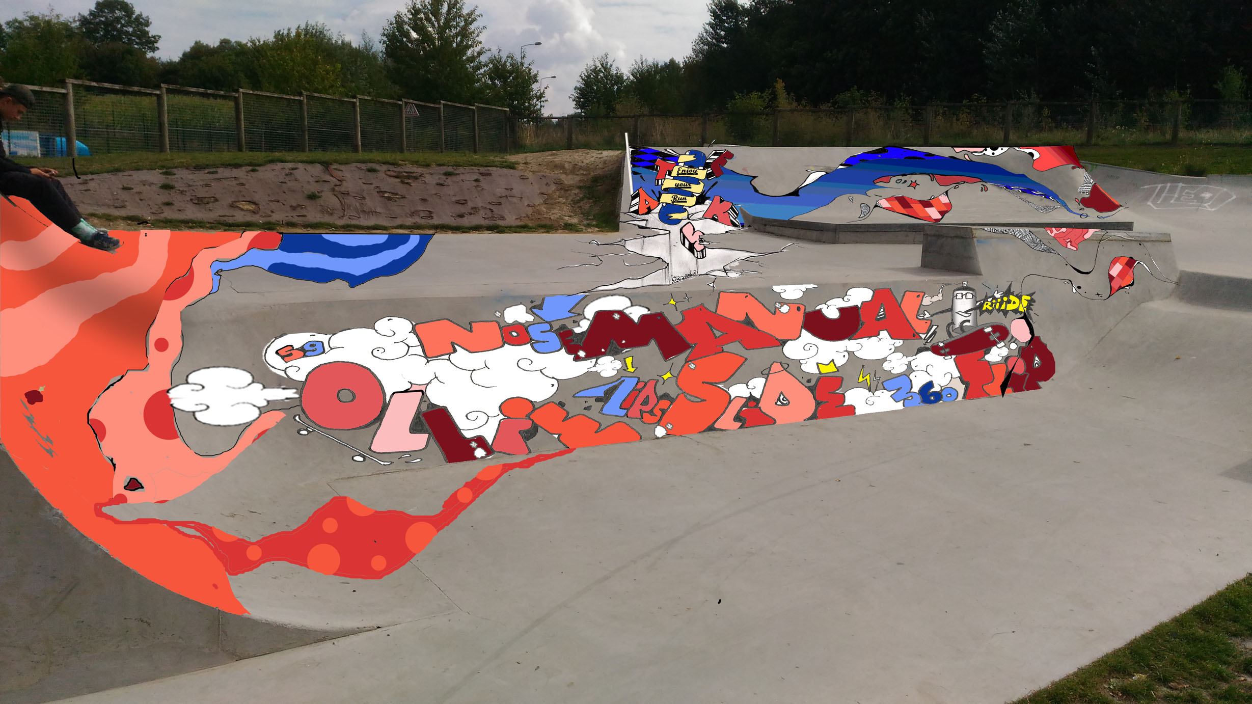 Le bois Leurent Skatepark Roncq Skate Spot 3/5