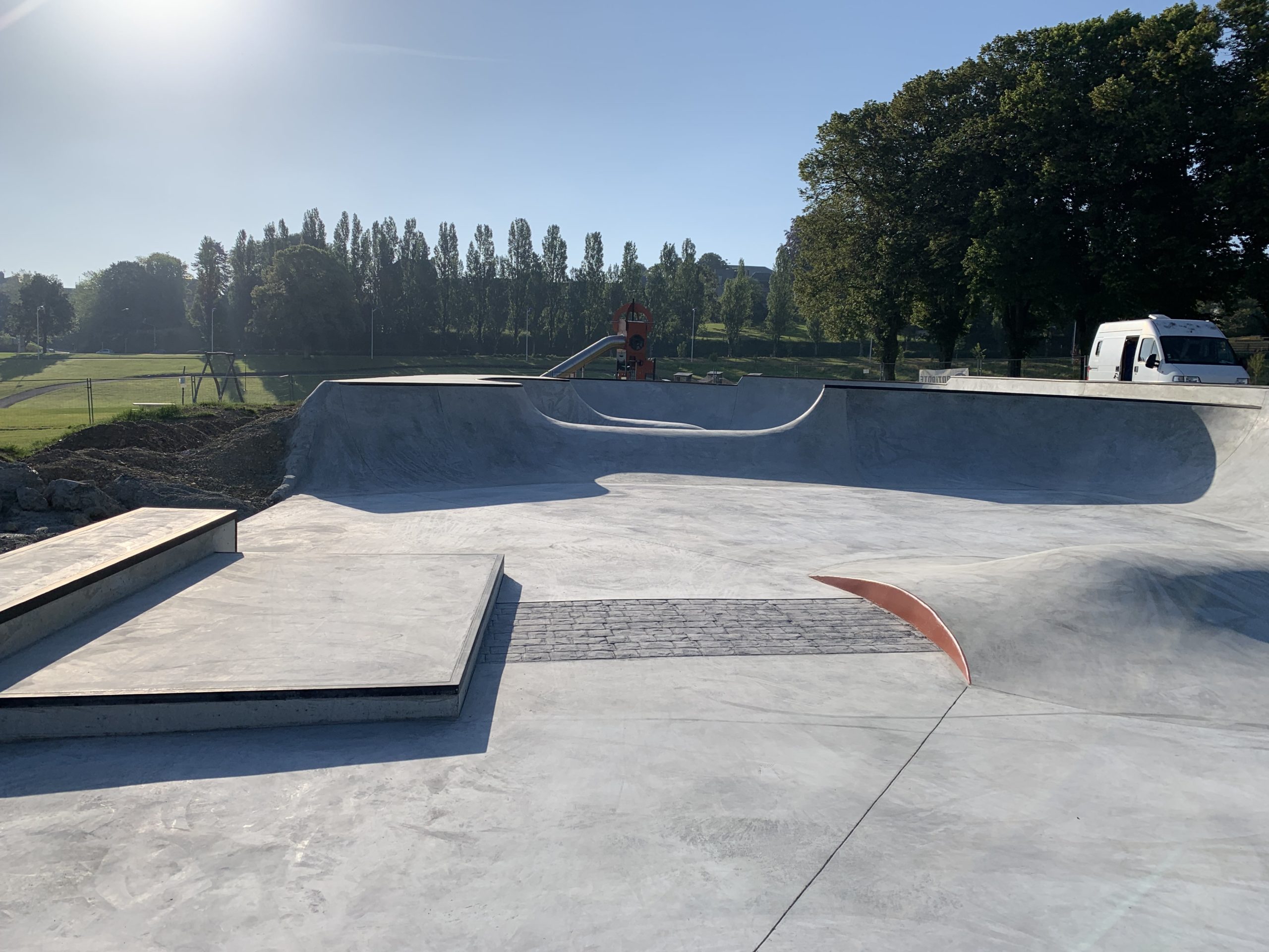 Parc de L'Europe Skatepark Vire Normandie Skate Spot 3/5
