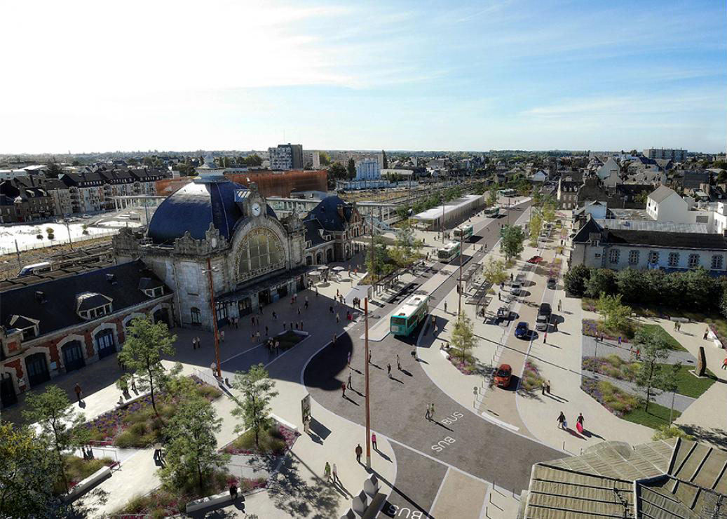 Gare Spot Street Saint Brieuc Skate Spot 3/5